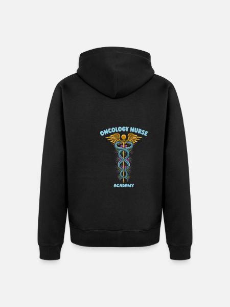 Nurse Cool - Unisex Premium Organic Zip Hoodie - black