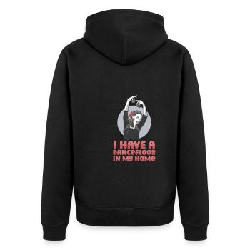 Maman Mère Danse Mère - Veste à capuche bio Premium Unisexe - noir - Dos - Nico (187cm)