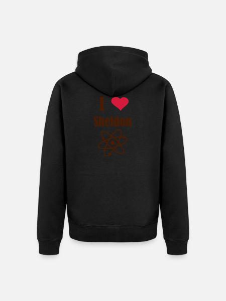 Big bang - Unisex Premium Organic Zip Hoodie - black