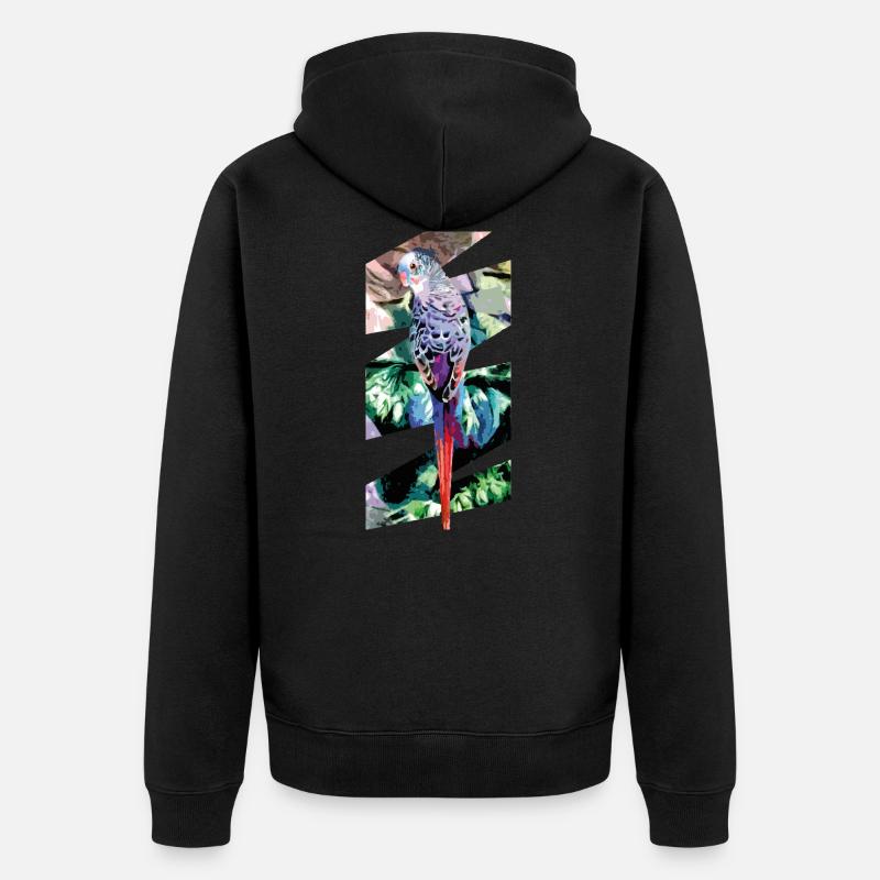 Perruque - Veste à capuche bio Premium Unisexe - noir