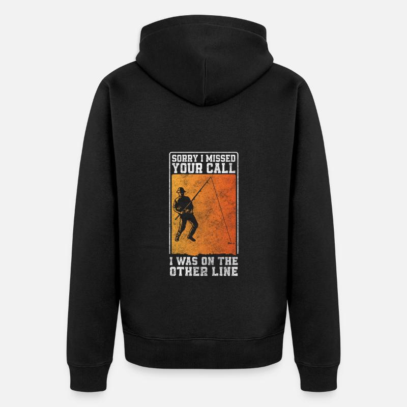 Pêche Pêche Loisirs Sports - Veste à capuche bio Premium Unisexe - noir