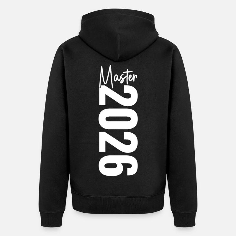 Master 2026 - Unisex Premium Bio Zip Hoodie - Schwarz