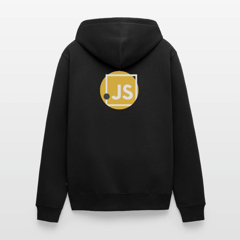 JavaScript dot JS Unisex Premium Organic Zip Hoodie