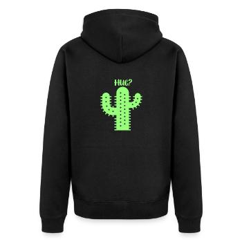 Câlin de cactus - Veste à capuche bio Premium Unisexe - noir - Dos - Nico (187cm)