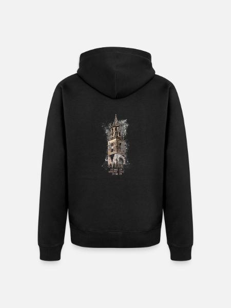home dom magdeburg md - Unisex Premium Bio Zip Hoodie - Schwarz