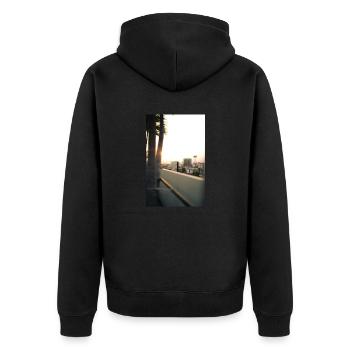 Bangkok - Veste à capuche bio Premium Unisexe - noir - Dos - Nico (187cm)