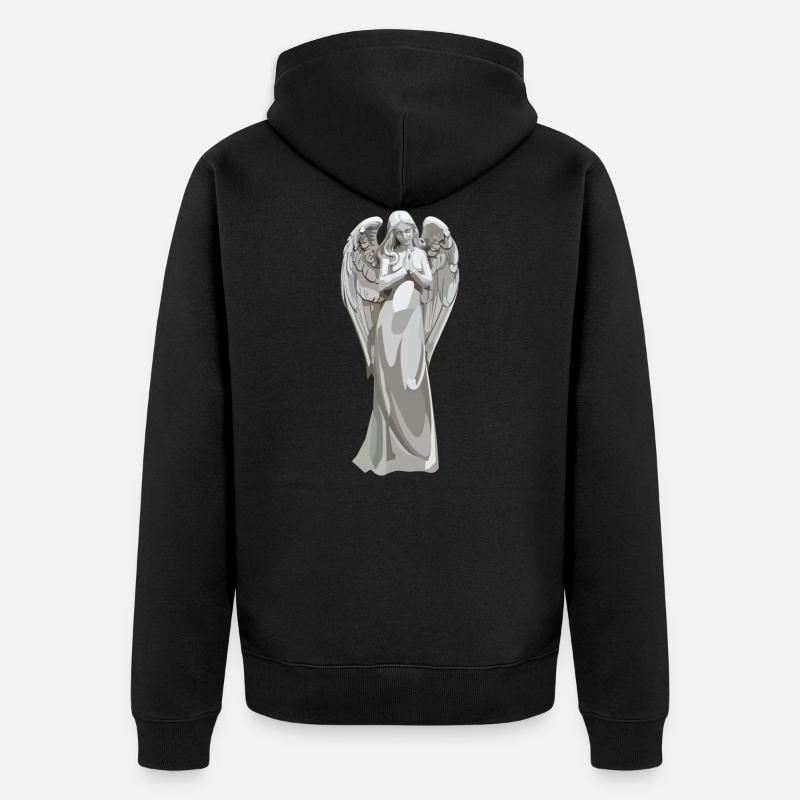 Mon ange - Veste à capuche bio Premium Unisexe - noir