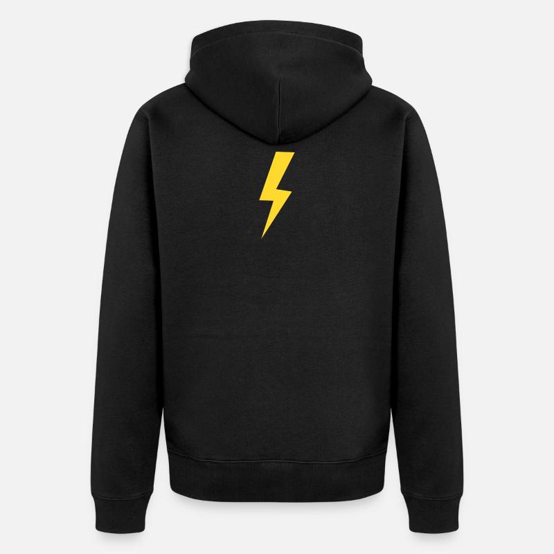 Blitz - Unisex Premium Bio Zip Hoodie - Schwarz