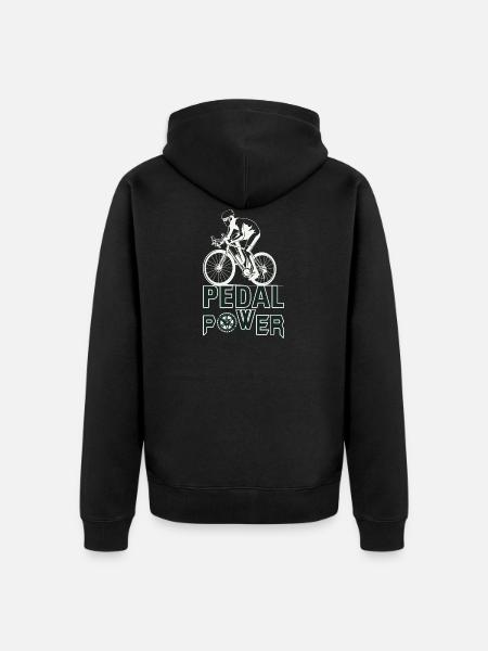 pedal power, Fahrrad, Bike, Bicycle - Ekologisk premiumluvjack unisex - svart