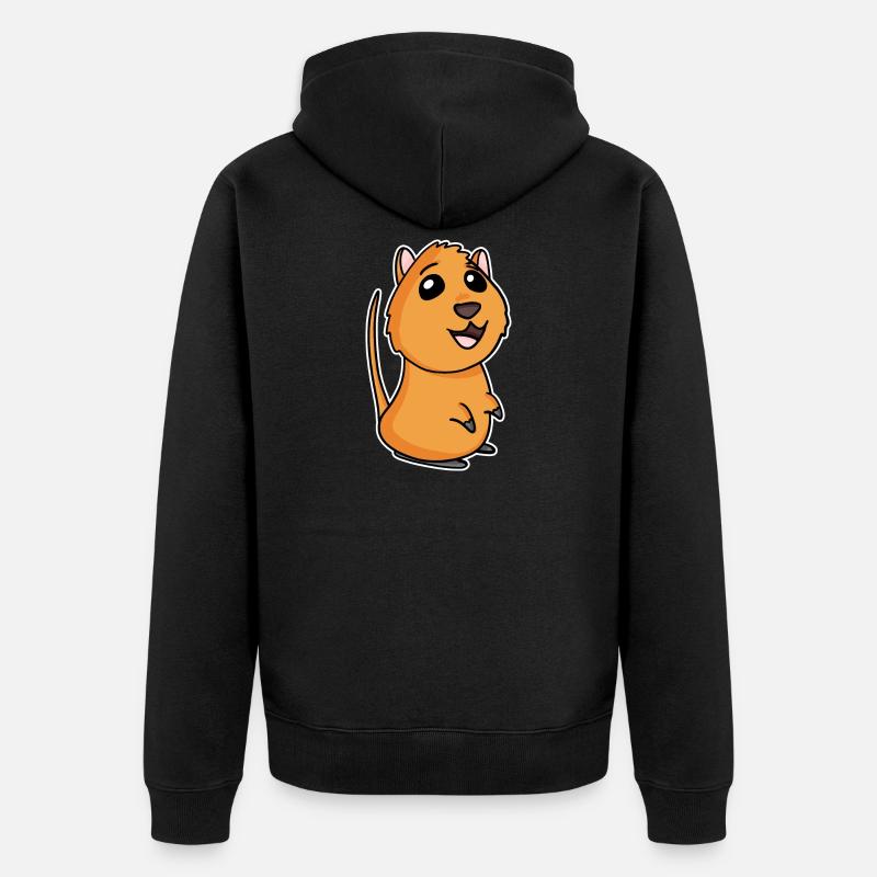 Quokka - Veste à capuche bio Premium Unisexe - noir