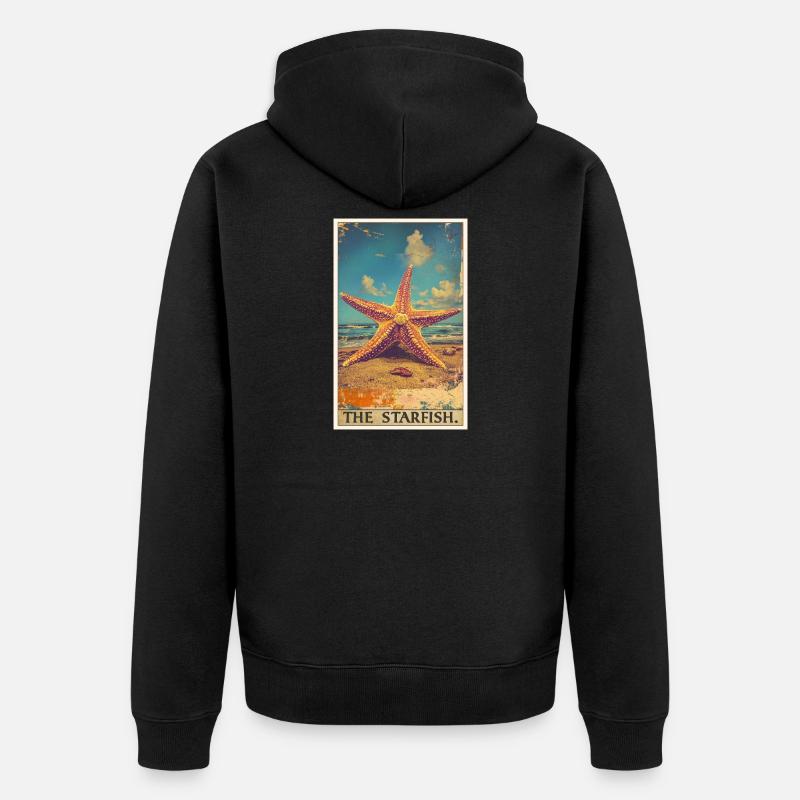 Étoile de mer Étoile de mer - Veste à capuche bio Premium Unisexe - noir