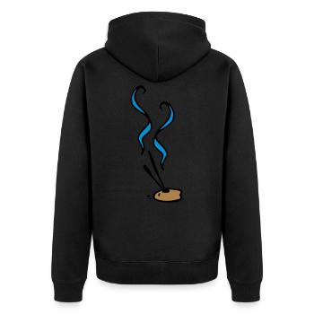 Bâtons d'encens Bâtons d'encens bâtons d'encens - Veste à capuche bio Premium Unisexe - noir - Dos - Nico (187cm)