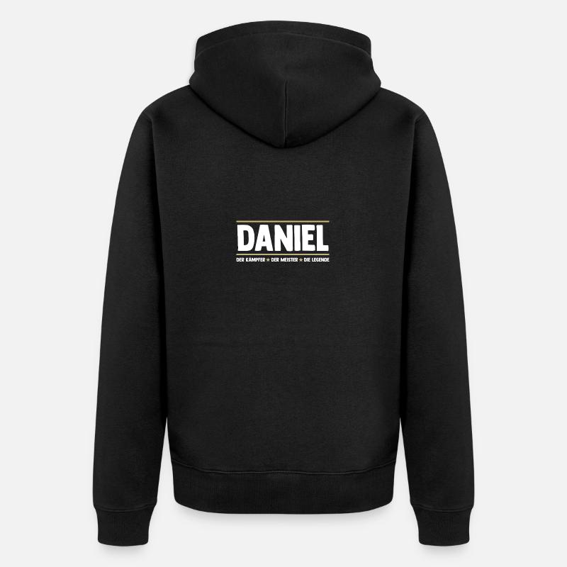 Daniel - Veste à capuche bio Premium Unisexe - noir