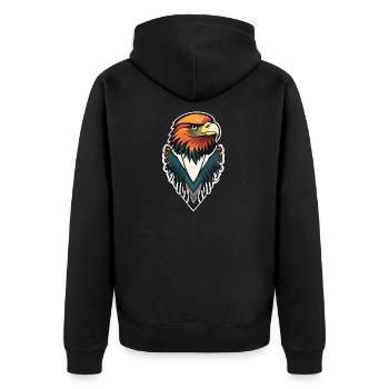 Aigle - Veste à capuche bio Premium Unisexe - noir - Dos - Nico (187cm)