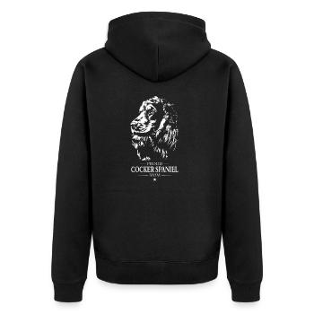 Cocker Epagneul Maman Chien Chien Wilsigns - Veste à capuche bio Premium Unisexe - noir - Dos - Nico (187cm)