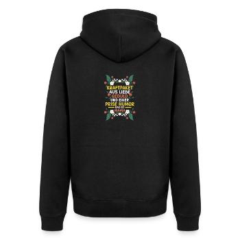 Maman pour la fête des mères - Veste à capuche bio Premium Unisexe - noir - Dos - Nico (187cm)