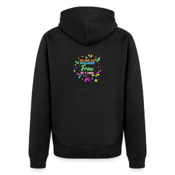Costume de carnaval Carnaval - Veste à capuche bio Premium Unisexe - noir - Dos - Nico (187cm)