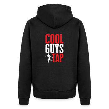 Tap Dance Teacher Tap Dancer Tap Dance - Unisex Premium Organic Zip Hoodie - black - Back - Nico (187cm)