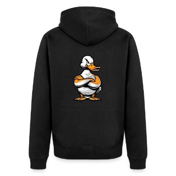 canard - Veste à capuche bio Premium Unisexe - noir - Dos - Nico (187cm)