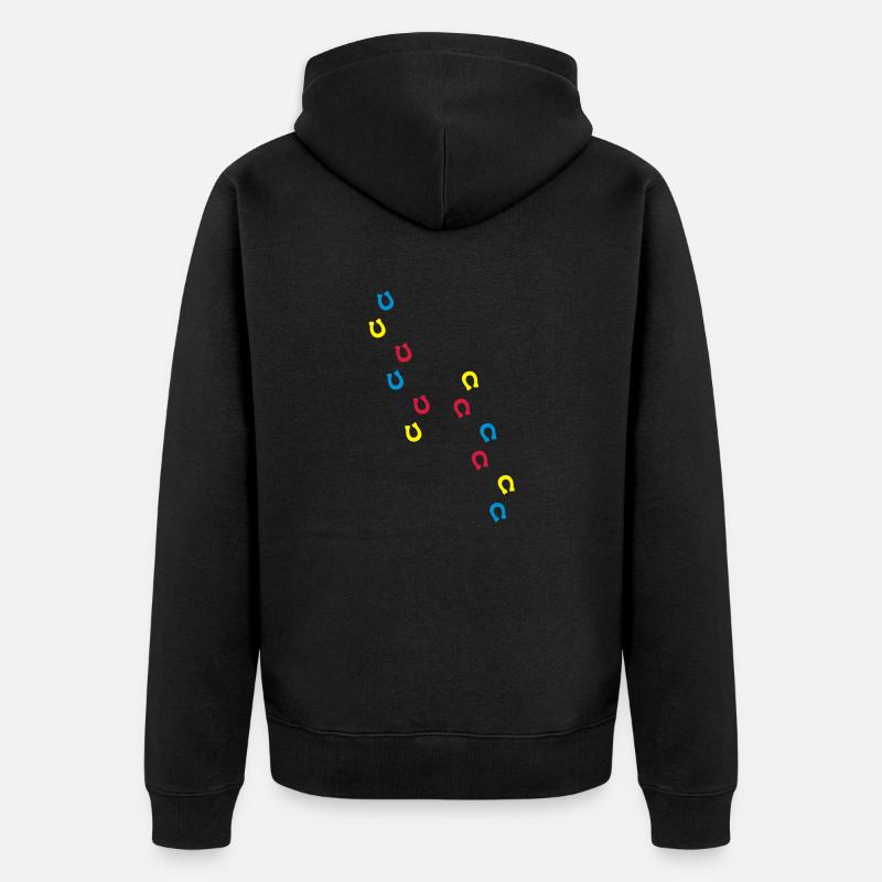 hufen_design_wo3 - Veste à capuche bio Premium Unisexe - noir