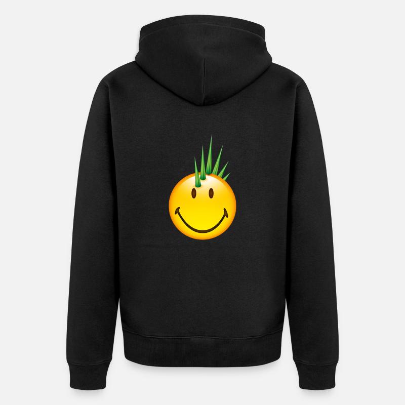 Smiley Punk - Ekologisk premiumluvjack unisex - svart