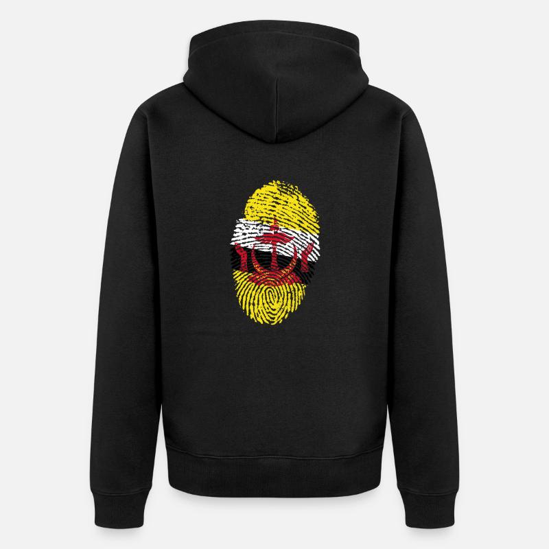 Brunei - Veste à capuche bio Premium Unisexe - noir