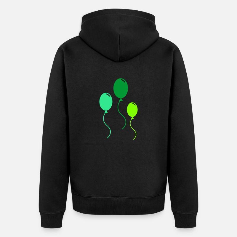 ballons - Veste à capuche bio Premium Unisexe - noir