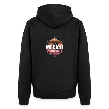 Cabo Mexico Beach Vacances Souvenir - Veste à capuche bio Premium Unisexe - noir - Dos - Nico (187cm)