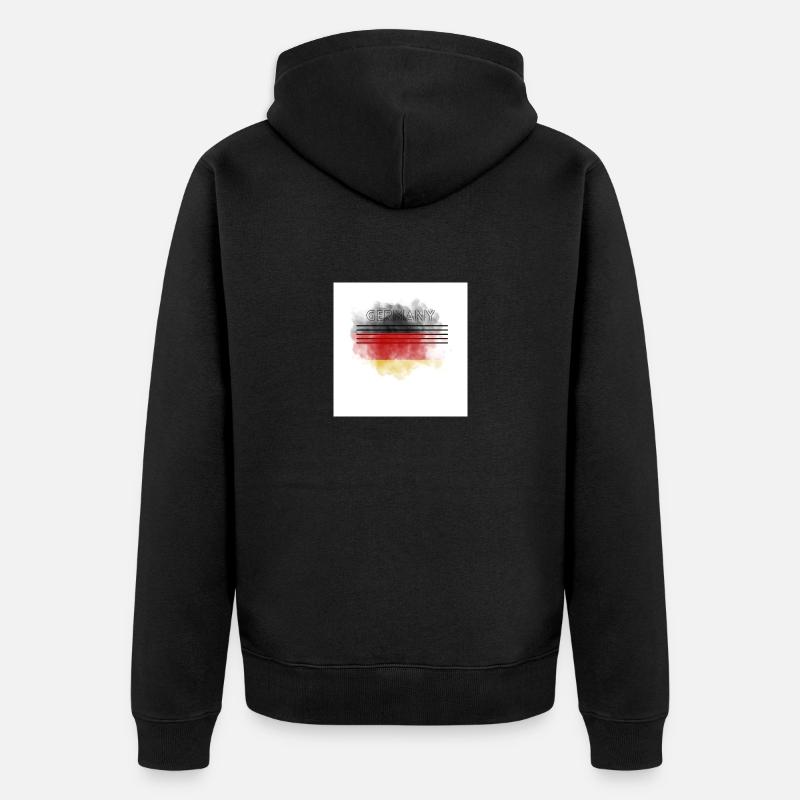 Germany2024 - Unisex Premium Bio Zip Hoodie - Schwarz