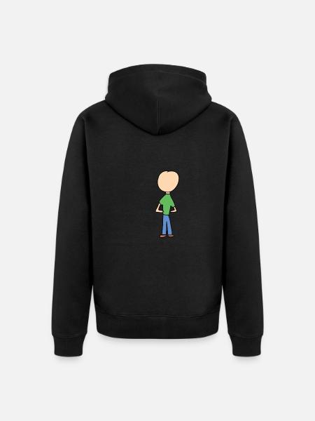 Mann Symbol Mensch - Ekologisk premiumluvjack unisex - svart