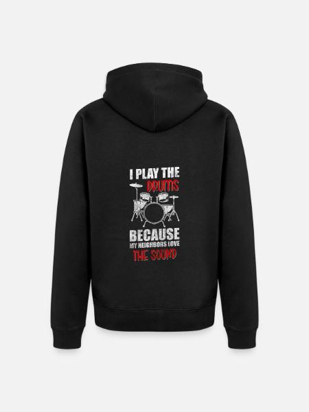 Neighbors Friendship Beer - Unisex Premium Organic Zip Hoodie - black