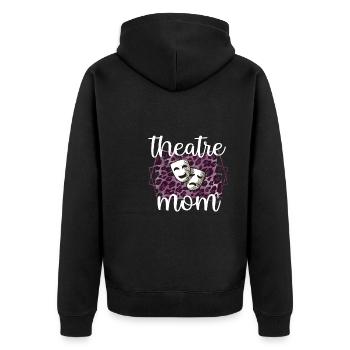 Théâtre Maman Fière Théâtre Acteurs Mère - Veste à capuche bio Premium Unisexe - noir - Dos - Nico (187cm)