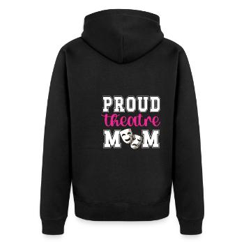 Théâtre Maman Fière Théâtre Acteurs Mère - Veste à capuche bio Premium Unisexe - noir - Dos - Nico (187cm)