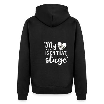 Meilleur Théâtre Mama Théâtre Acteur Mère - Veste à capuche bio Premium Unisexe - noir - Dos - Nico (187cm)