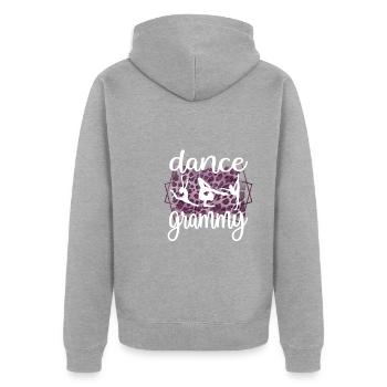 Proud Dance Grammy Grandma Par Dancer Dance Grammy - Veste à capuche bio Premium Unisexe - gris chiné - Dos - Nico (187cm)