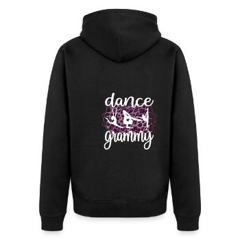 Stolze Tanz Grammy Oma Von Tänzerin Tanzen Grammy - Unisex Premium Bio Zip Hoodie - Schwarz - Hinten - Nico (187cm)
