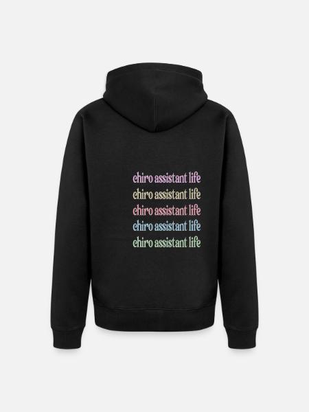 Chiropractic Assistant Chiropractic Assistant - Unisex Premium Organic Zip Hoodie - black