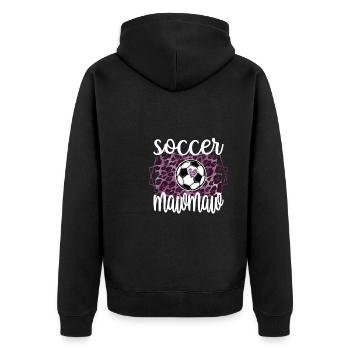 Mawmaw Grand-mère de joueur de football Mawmaw - Veste à capuche bio Premium Unisexe - noir - Dos - Nico (187cm)