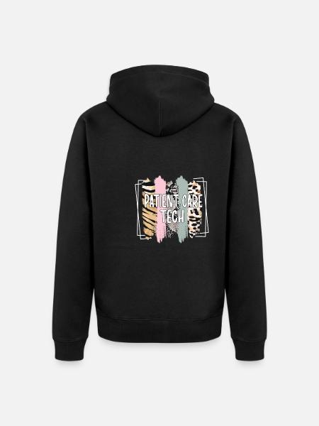 Patient Care Technician Nursing Technician - Unisex Premium Organic Zip Hoodie - black