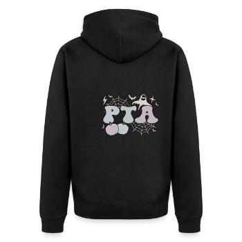 Physical Therapist Assistant Halloween PTA Poison - Unisex Premium Organic Zip Hoodie - black - Back - Nico (187cm)