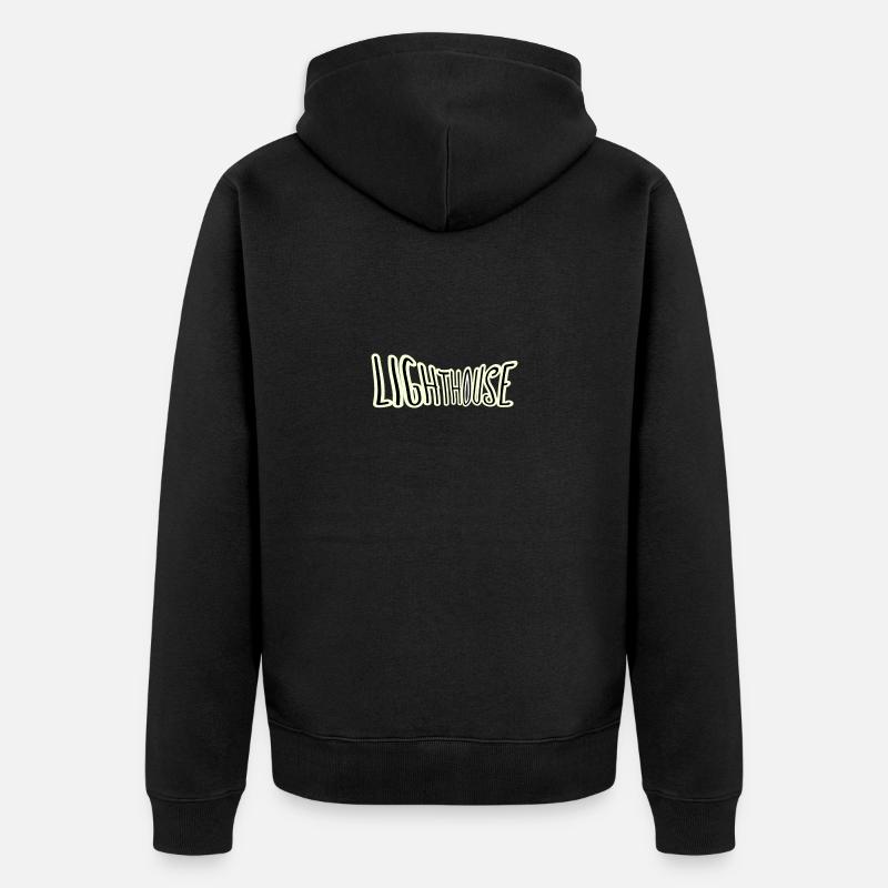 Phare 3 - Veste à capuche bio Premium Unisexe - noir