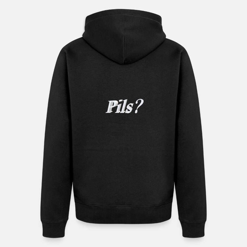 Schniep10 - Unisex Premium Bio Zip Hoodie - Schwarz