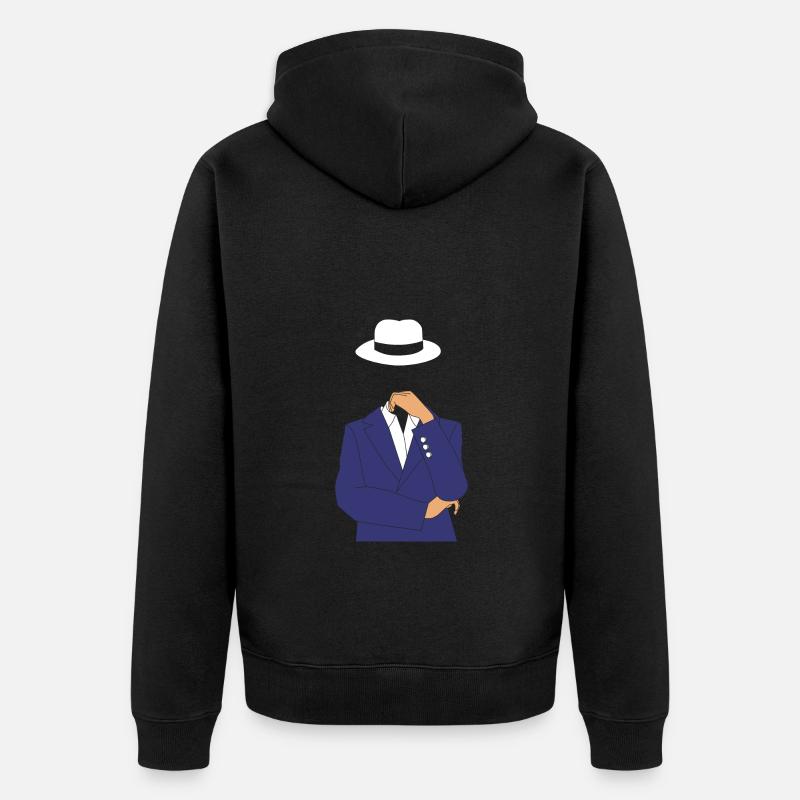 Cybersecurity Cyber Programmierer Hacker - Unisex Premium Bio Zip Hoodie - Schwarz