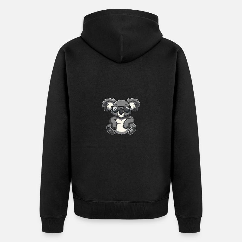 Koala - Veste à capuche bio Premium Unisexe - noir