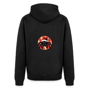 Noël Tarantula Noël - Veste à capuche bio Premium Unisexe - noir - Dos - Nico (187cm)
