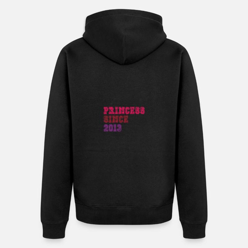 2013 Anniversaire Princesse - Veste à capuche bio Premium Unisexe - noir