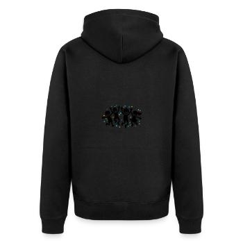 Enfants Joie Maternelle - Veste à capuche bio Premium Unisexe - noir - Dos - Nico (187cm)