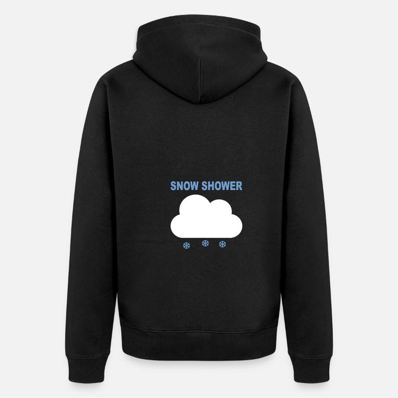 DOUCHE DE NEIGE - Veste à capuche bio Premium Unisexe - noir