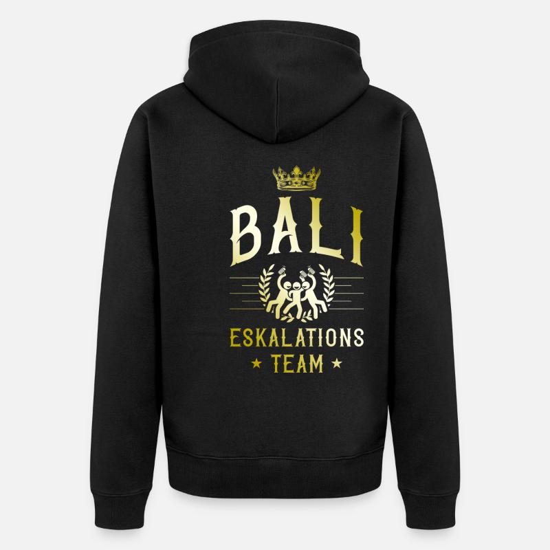 Escalade de Bali - Veste à capuche bio Premium Unisexe - noir