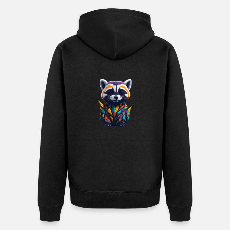 Raco laveur 2 - Veste à capuche bio Premium Unisexe - noir